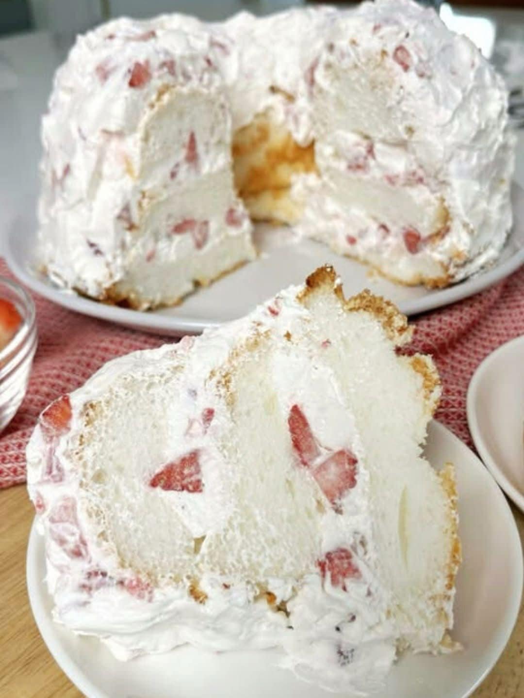 Thumbnail for Strawberry Angel Cake: A Light and Flavorful Delight