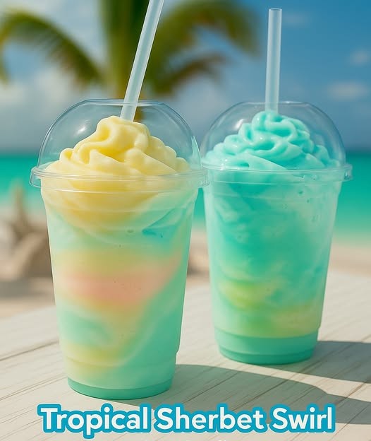 Thumbnail for Tropical Sherbet Swirl (Mocktail)