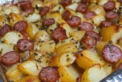 Thumbnail for Cheesy Potato and Smoked Sausage Casserole