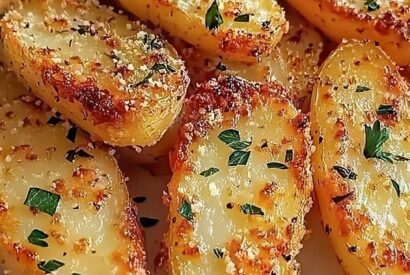 Thumbnail for Crispy Garlic-Parmesan Smashed Potatoes