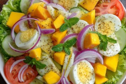Thumbnail for Egg Mango Salad Bowl