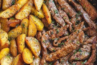 Thumbnail for GARLIC BUTTER STEAK AND POTATOES