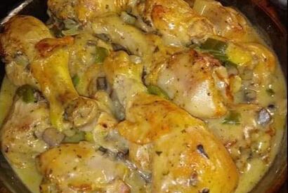 Thumbnail for Baked Chicken Legs with Cream of Mushroom