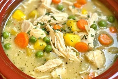 Thumbnail for Hearty Slow Cooker Chicken Pot Pie Soup