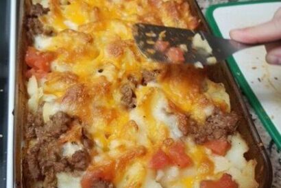 Thumbnail for Cheesy Hamburger Potato Casserole