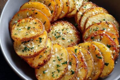 Thumbnail for Crispy Air Fryer Sliced Potatoes