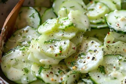 Thumbnail for Creamy Cucumber Salad
