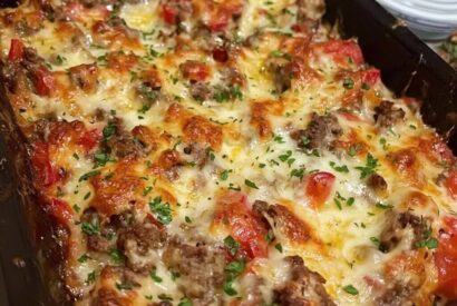 Thumbnail for Philly Cheesesteak Casserole