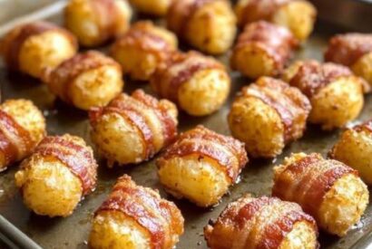 Thumbnail for Baked Bacon-Wrapped Tater Tots