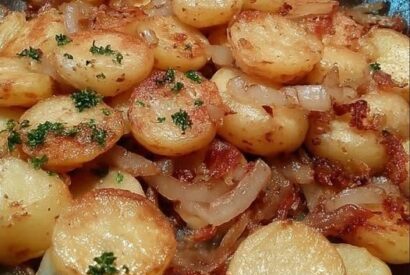 Thumbnail for Crispy Pan-Fried Potatoes with Onions