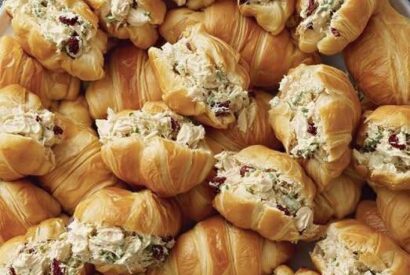 Thumbnail for Bite-Sized Chicken Salad Croissants