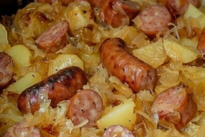 Thumbnail for Polish Sausage with Sauerkraut and Potatoes