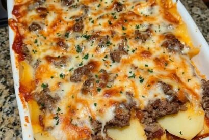 Thumbnail for Cheesy Hamburger Potato Casserole