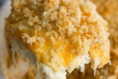 Thumbnail for cheesy chicken casserole