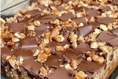 Thumbnail for Caramel Chocolate Crunch Bars