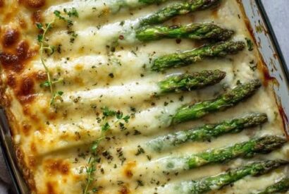 Thumbnail for Cheesy Asparagus Casserole