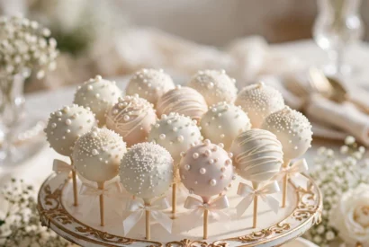 Thumbnail for Pearl Wedding Cake Pops: An Elegant Dessert for Weddings & Bridal Showers