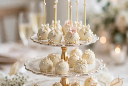 Thumbnail for Mini Wedding Cake Pops: An Easy Bite-Sized Dessert for Weddings & Showers